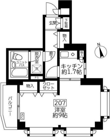 亀戸駅 徒歩10分 2階の物件間取画像